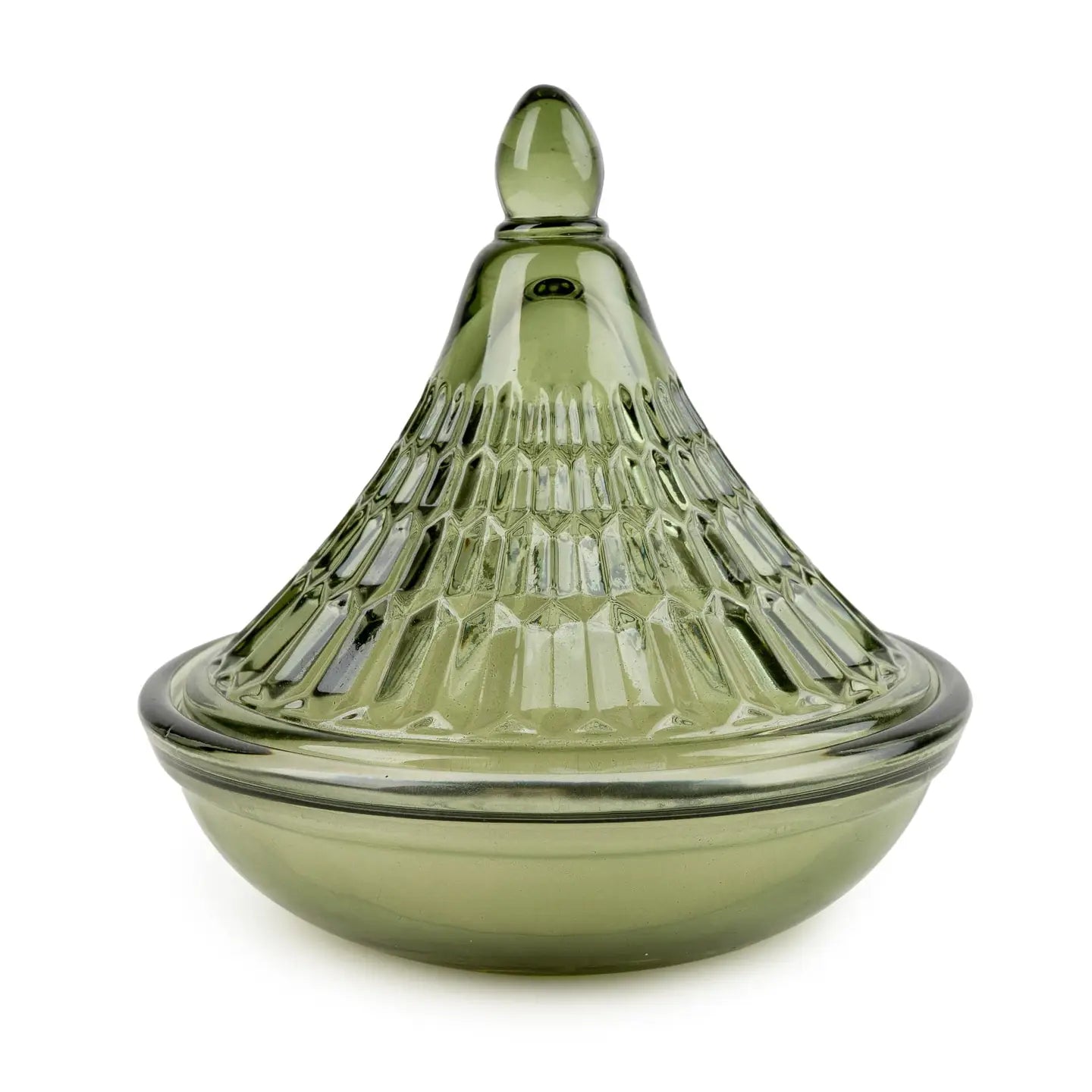 Embossed Tagine Glass Candle- Bukhara- Silk Road Collection