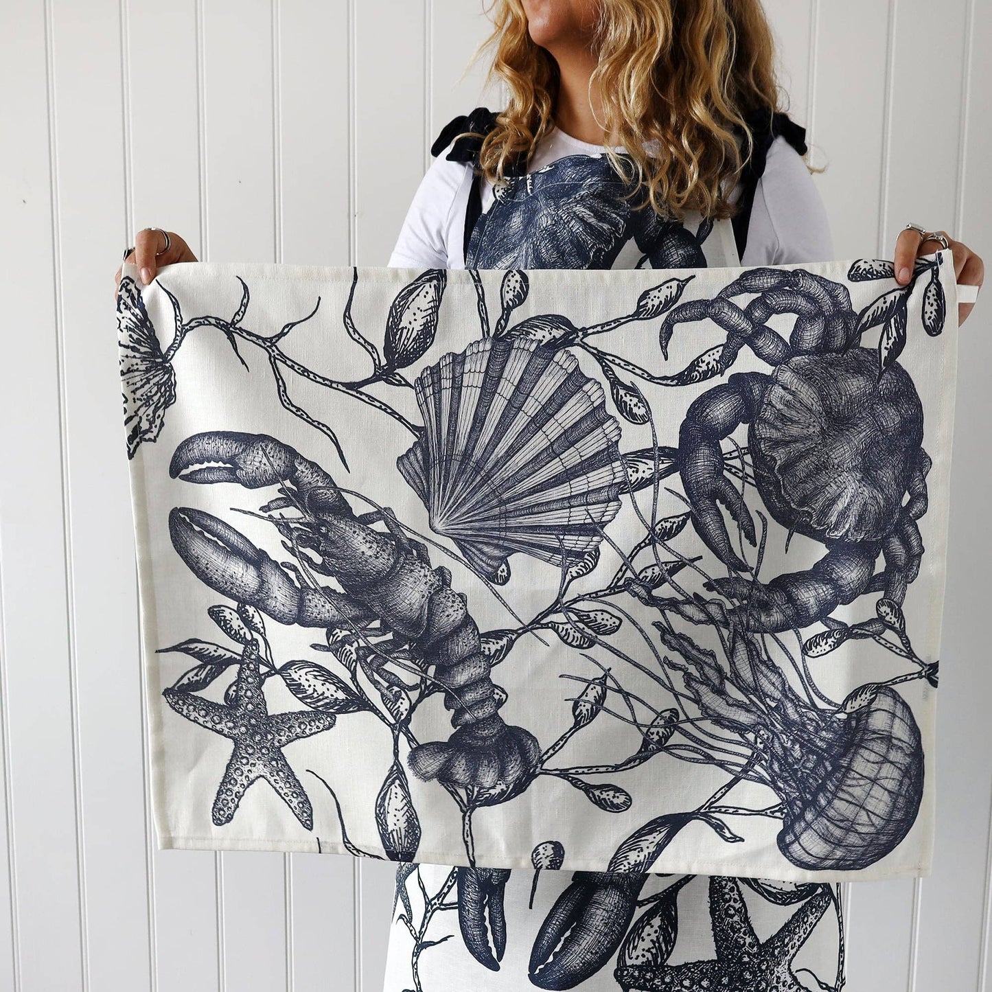 Sea Creatures Tea Towel