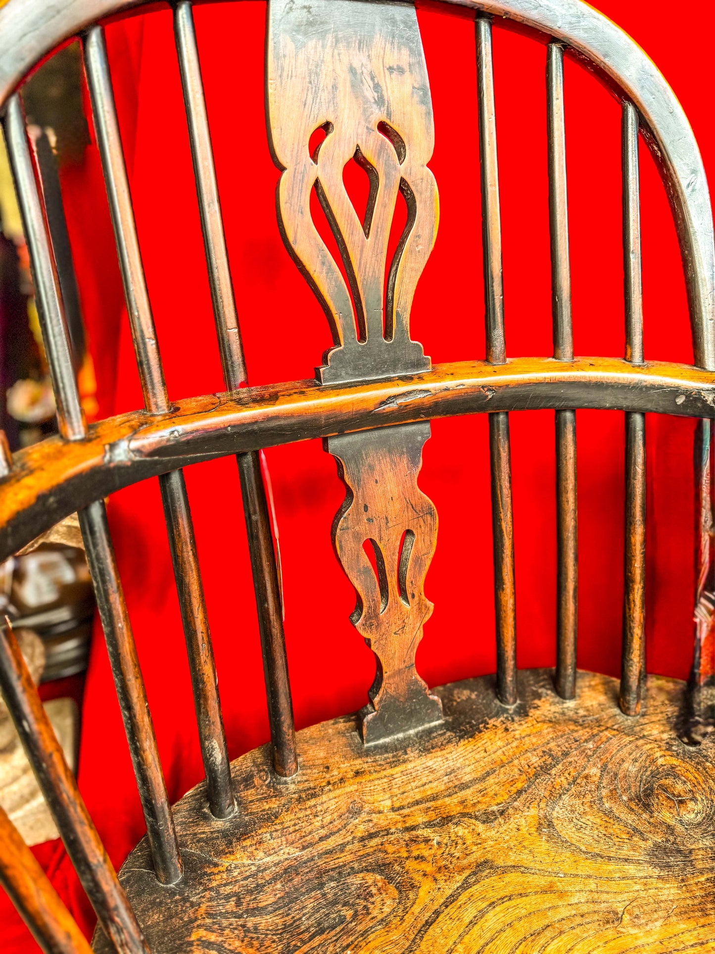 18th Century English Yew Windsor Chair | Antique Seating 4