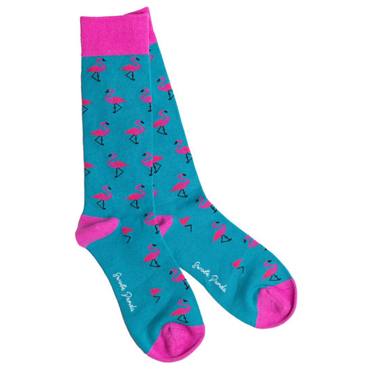 Flamingo Bamboo Socks  4-7 UK