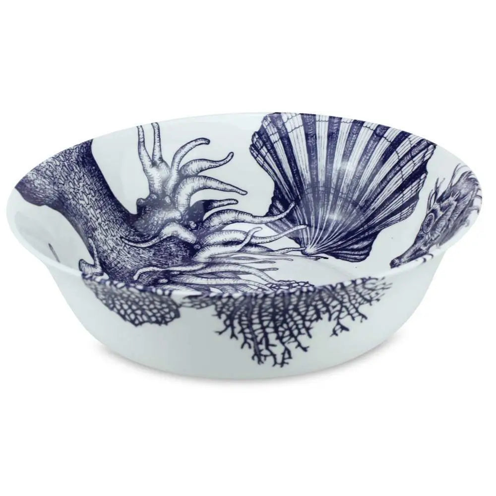 Bone China Seahorse Serving Bowl