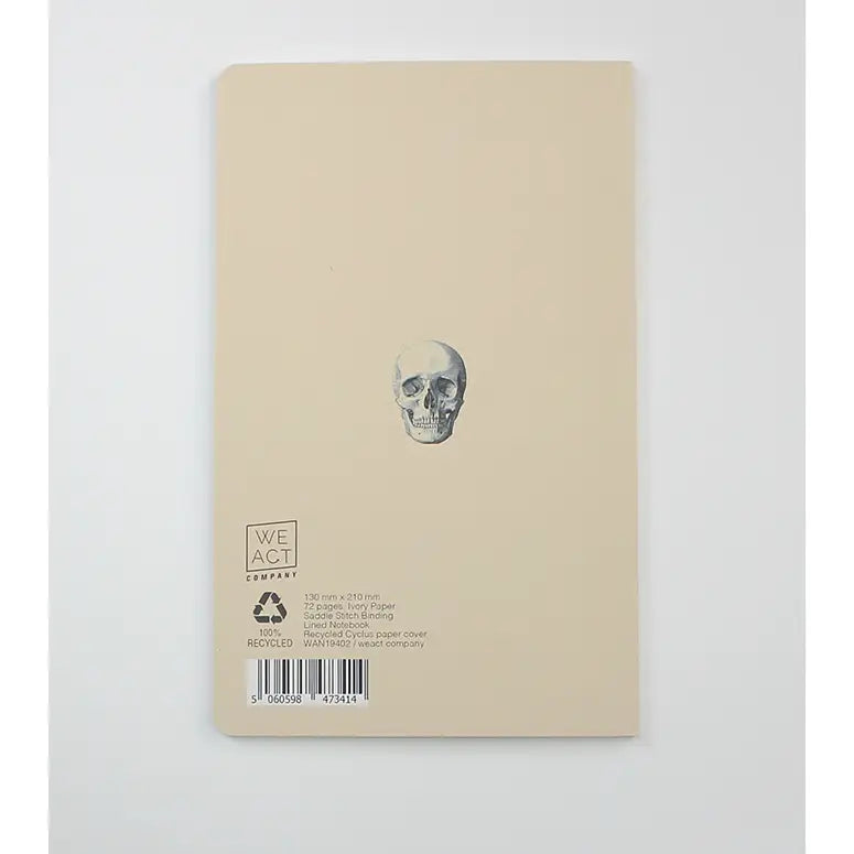 Arty Skull Notebook