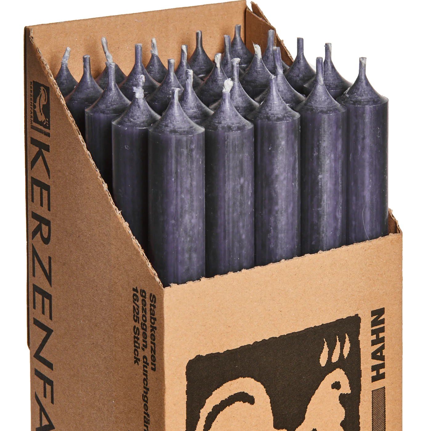 Anthracite Tall Dinner Candle 10"Tall