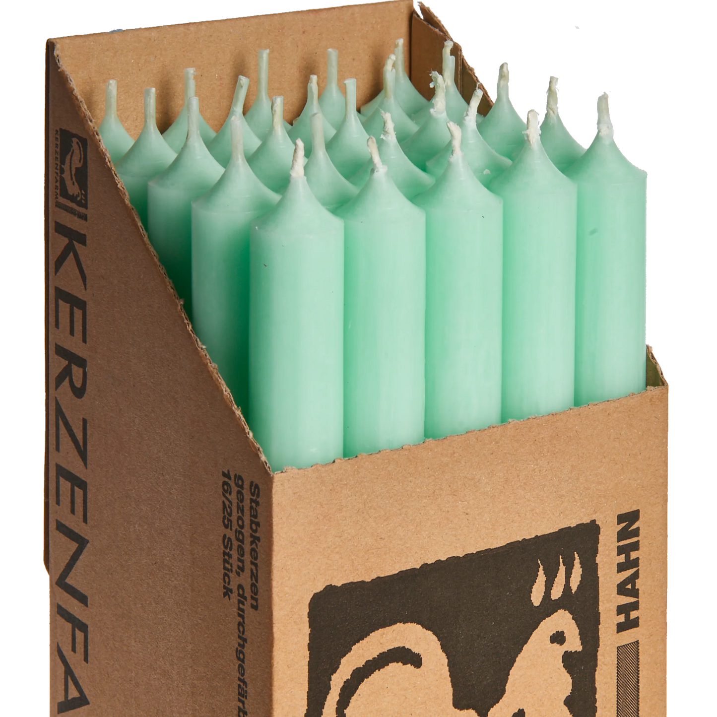 Mint Tall Dinner Candle 10"Tall