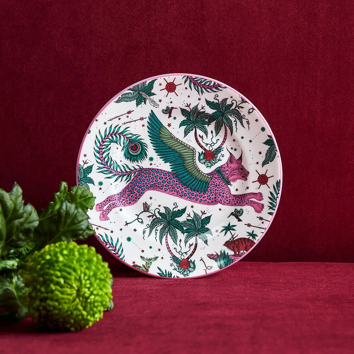 Emma Shipley Fine Bone China Lynx Side Plate 2