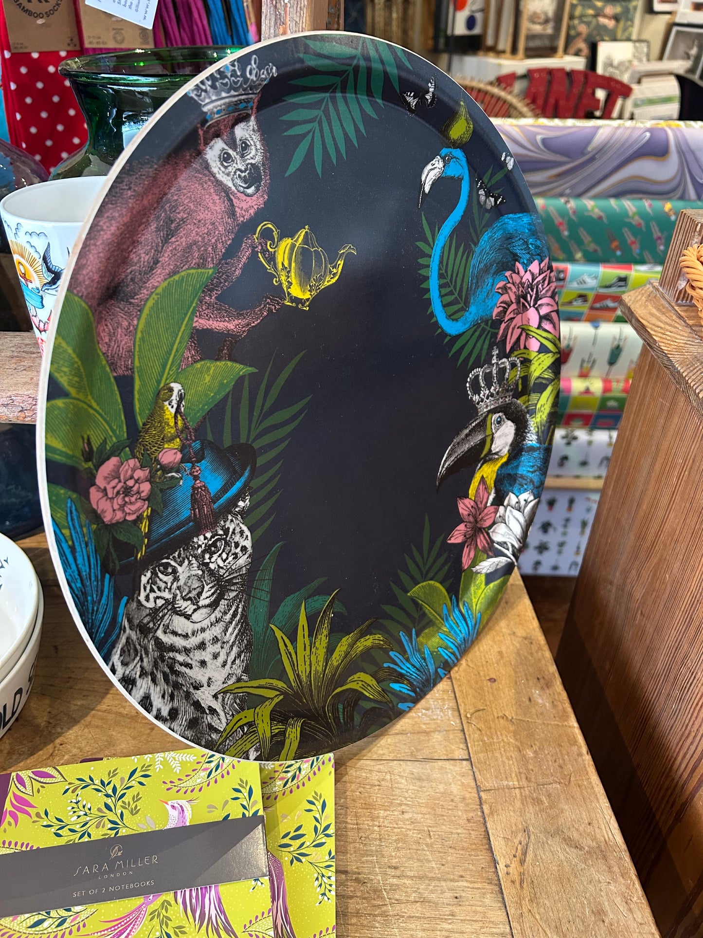 Large Round Jungle Tray by Repeat Repeat