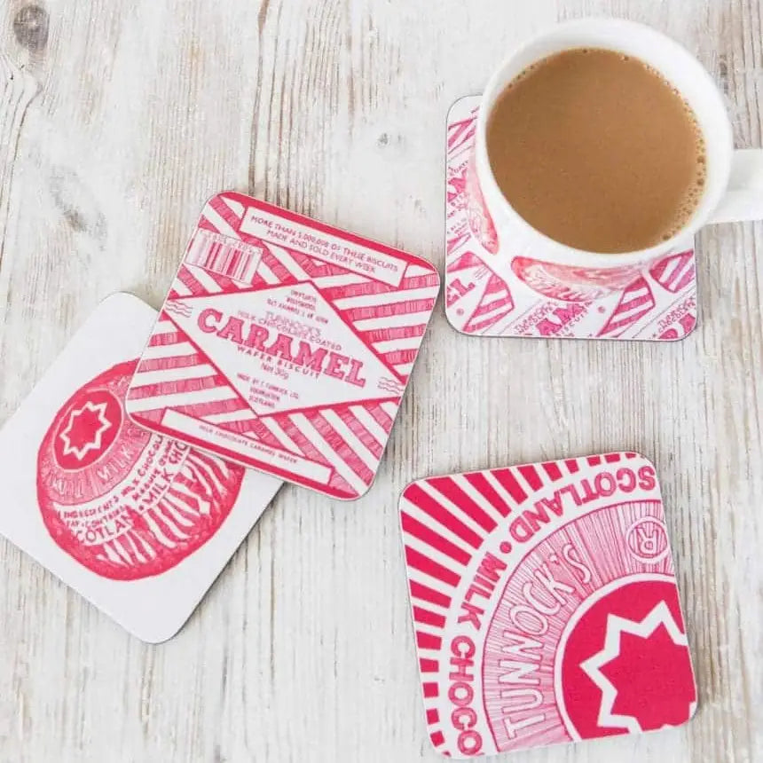 Tunnock's Set of 4 Coasters