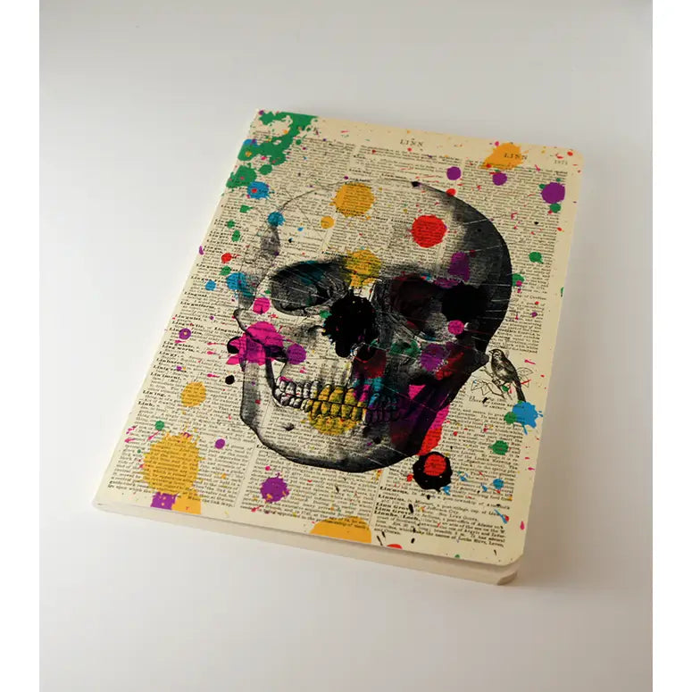 Arty Skull Notebook