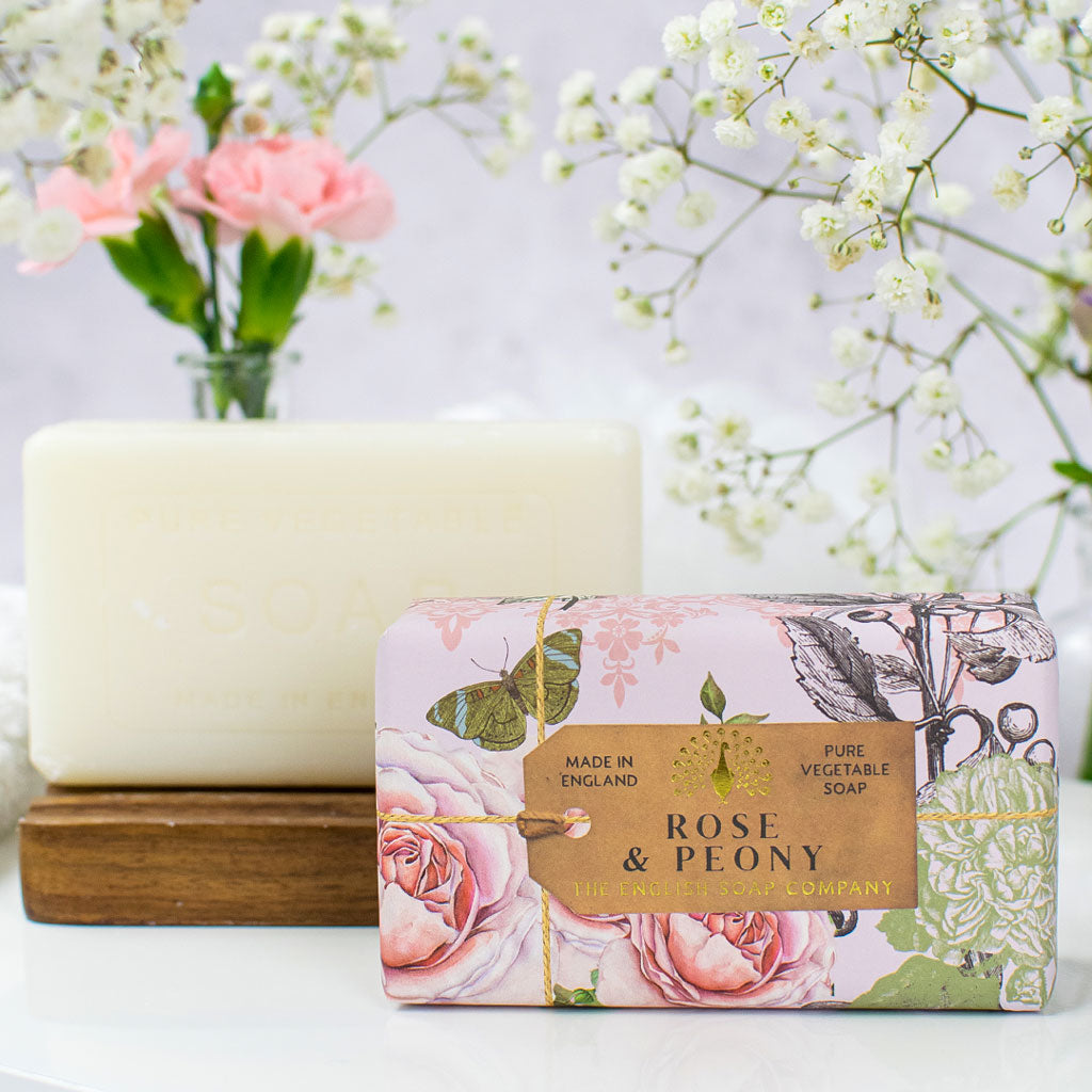 Anniversary Luxury Anniversary Rose and Peony Soap Bar – Vegan & Natural