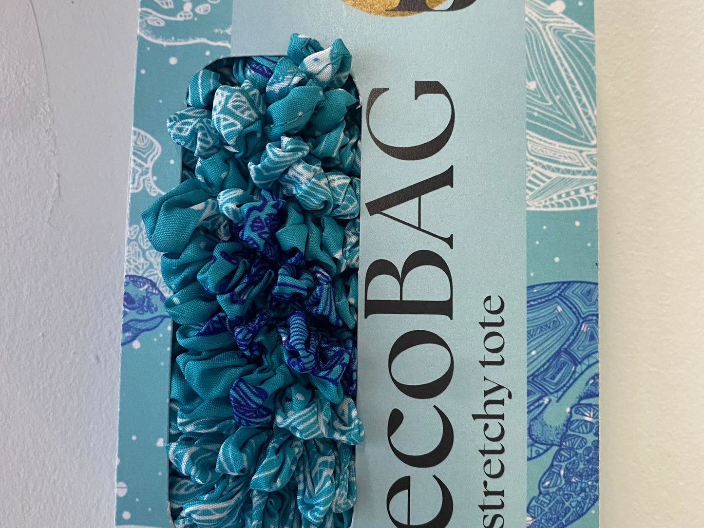 Blue Ocean Turtle - Sustainable Foldable Shopping Bag Pack