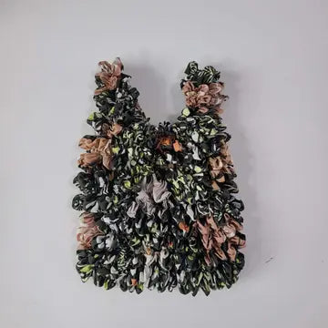 Deer And Bear - Sustainable Foldable Shopping Bag scrunched