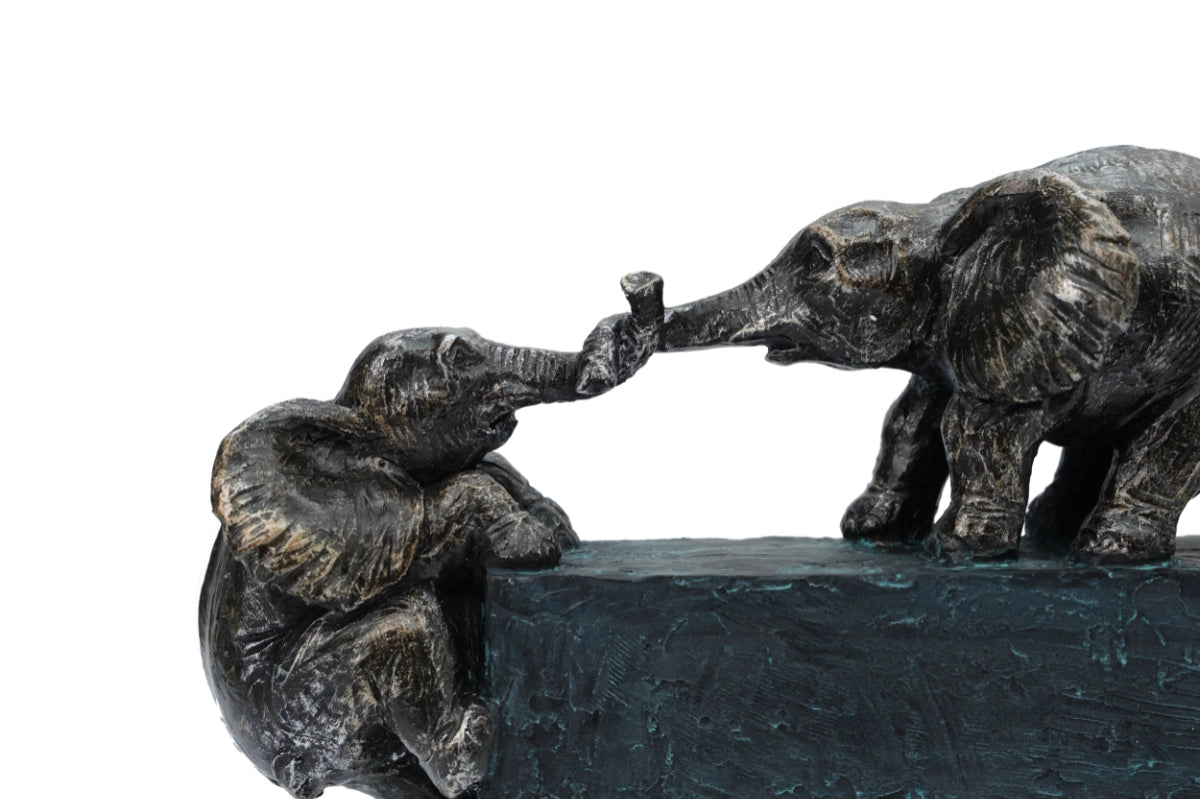 Elephant Family Ties close up