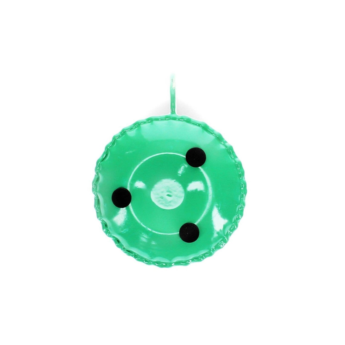 Enamel Chamberstick Candle Holder - Green 4