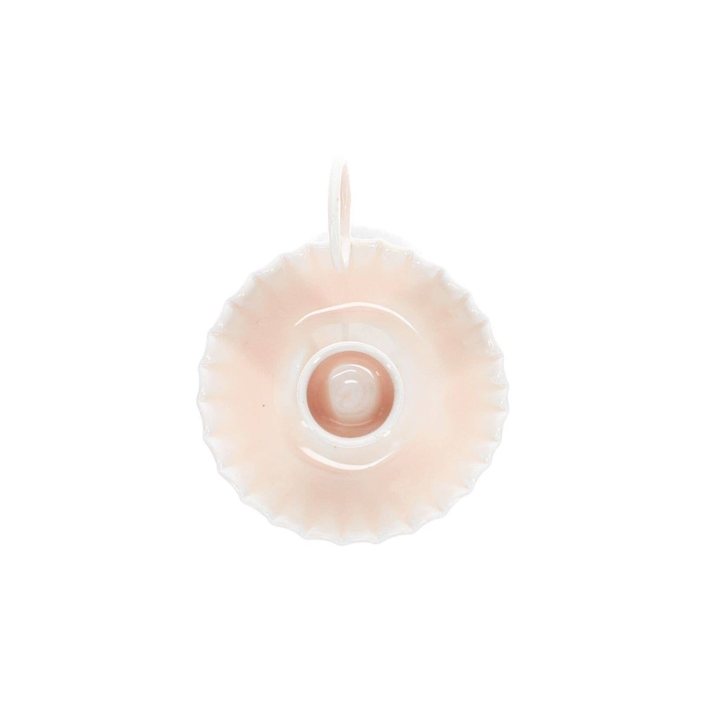 Enamel Chamberstick Candle Holder - Pink 3