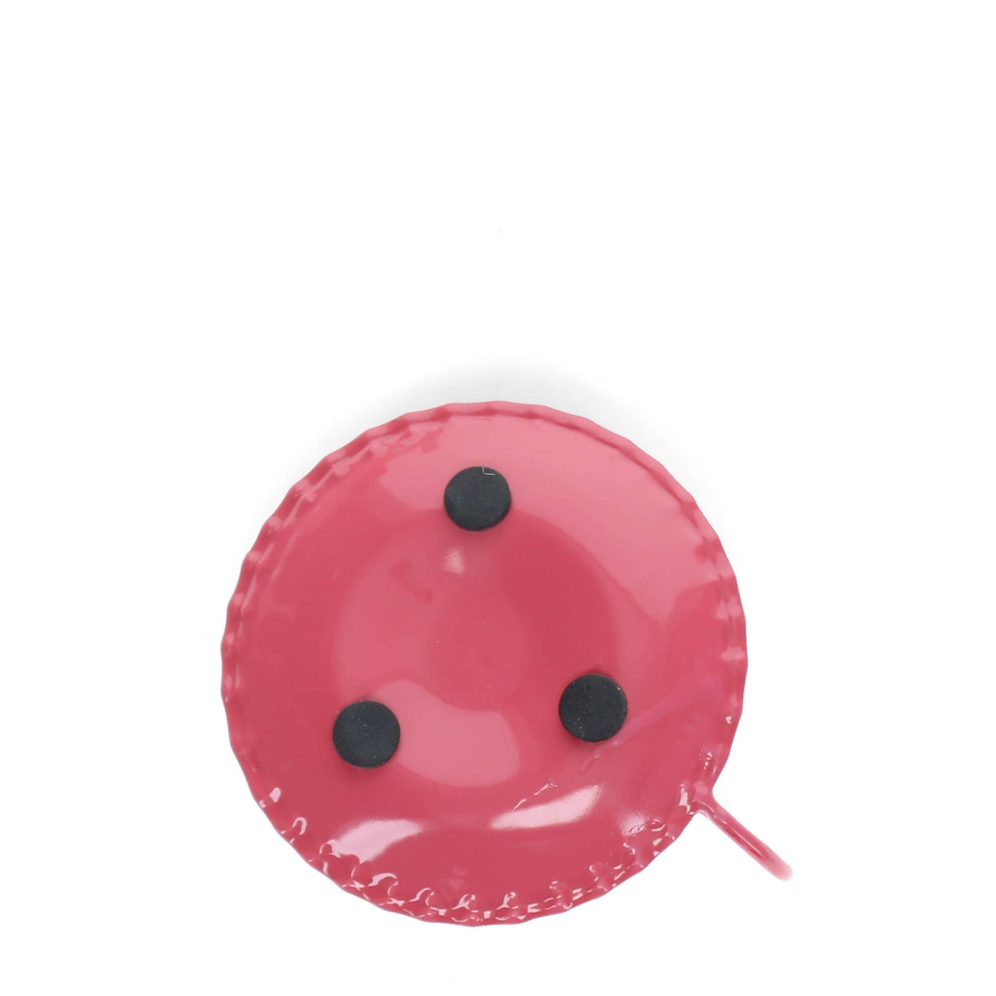 Enamel Chamberstick Candle Holder – Vibrant Pink 2