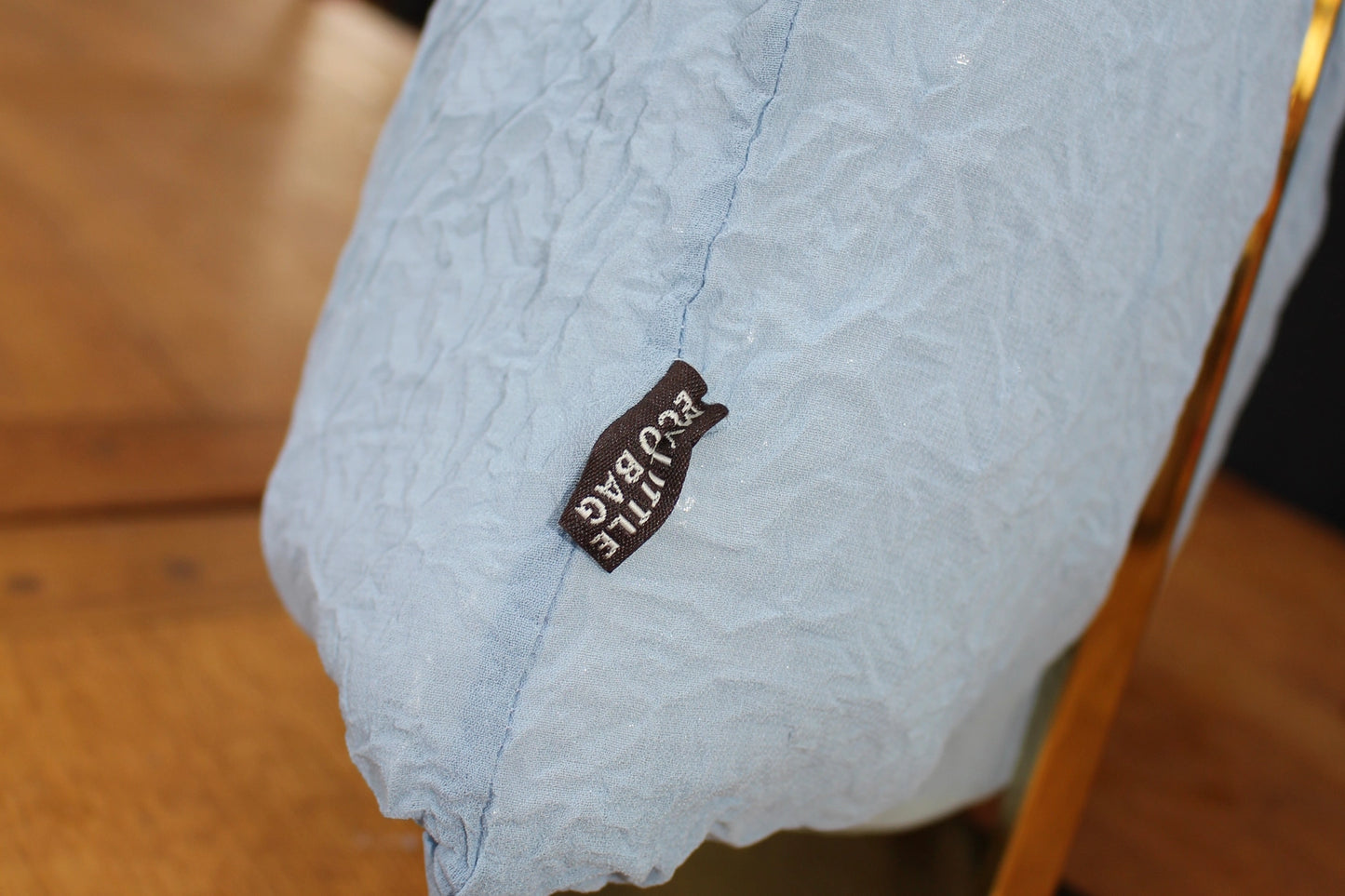 French Blue - Sustainable Foldable Shopping Bag - In Use