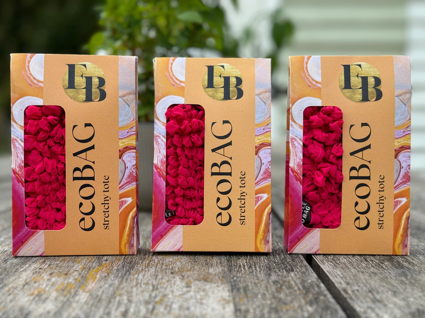 Hot Pink - Sustainable Foldable Shopping Bag Pack