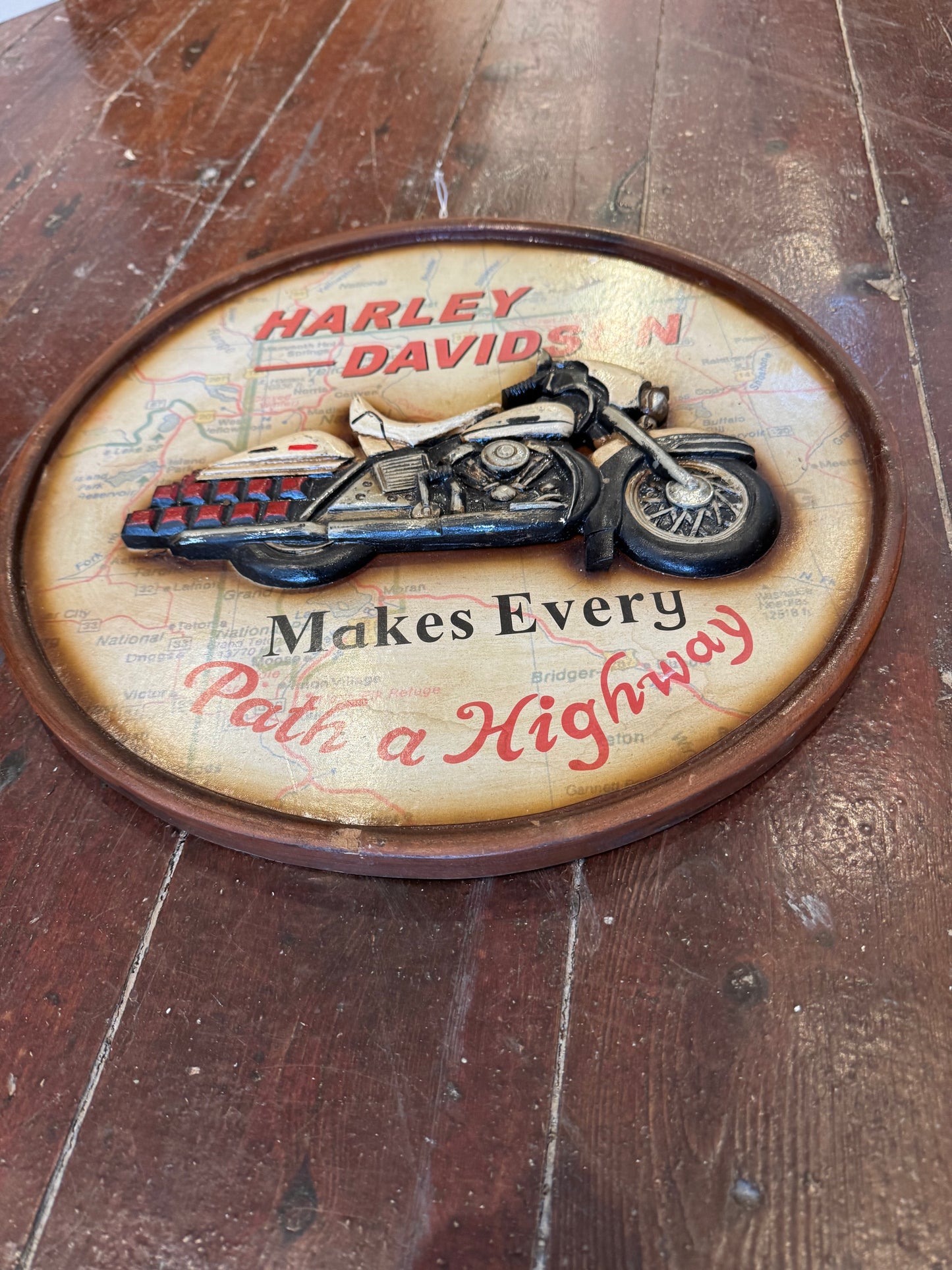 Harley Davidson Plaque