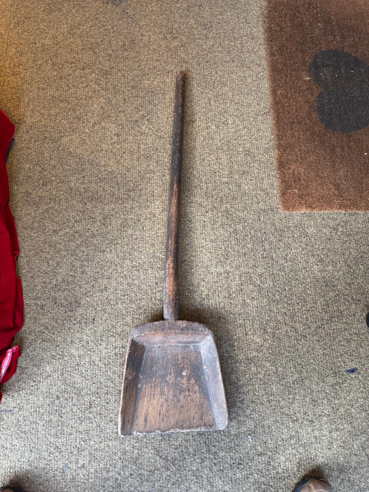 Wooden Grain Shovel