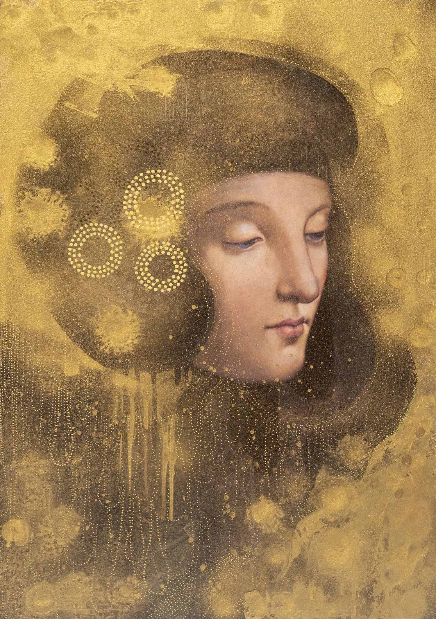 Cosmic Dreams - Gold 2 (On Wood) - Jukka Kettunen Deja Vu