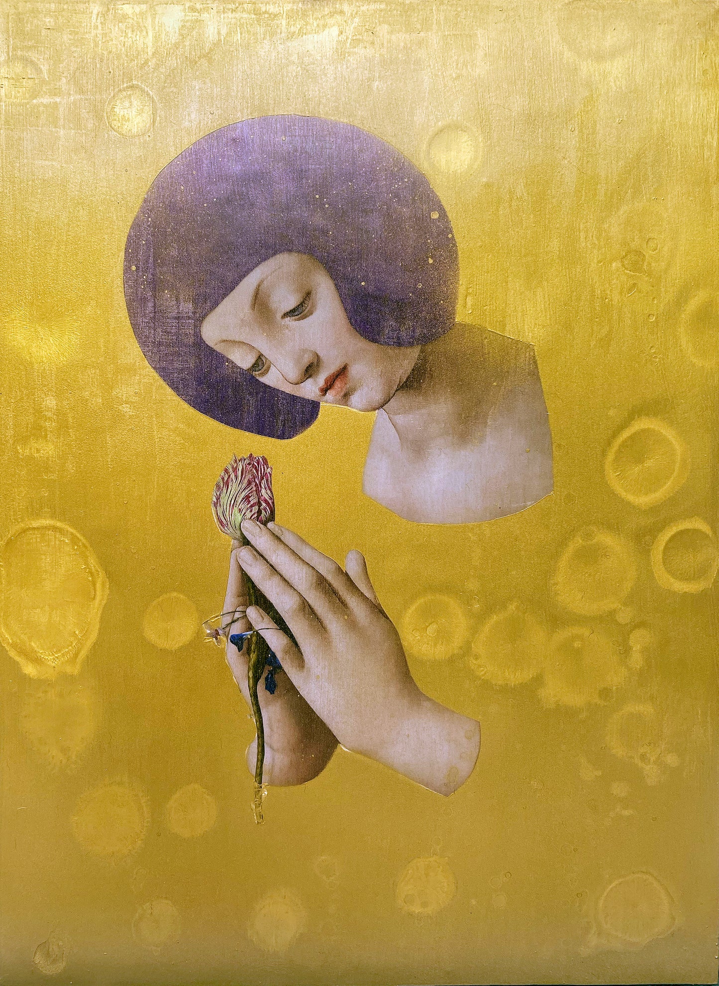 Gardener - Gold (on Wood) - Jukka Kettunen - 2023