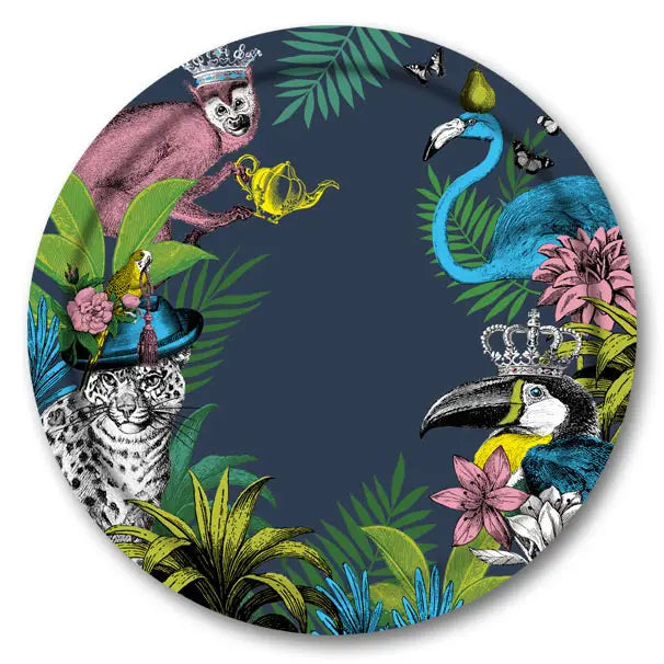 Large Round Jungle Tray by Repeat Repeat