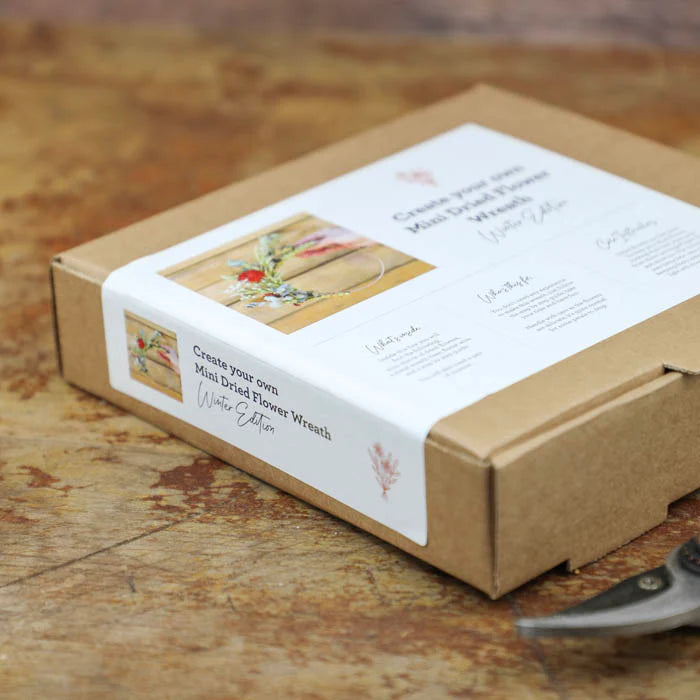 Mini Dried Flower Wreath Winter Edition