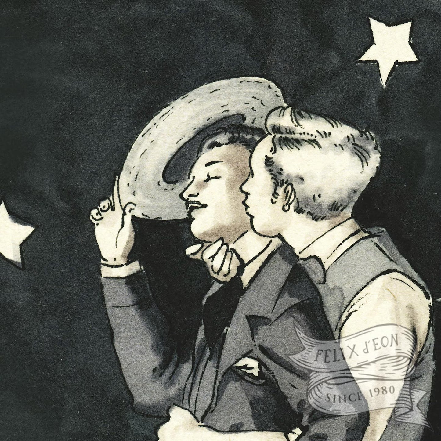 "Paper Moon" - Print By Felix d'Eon close 1
