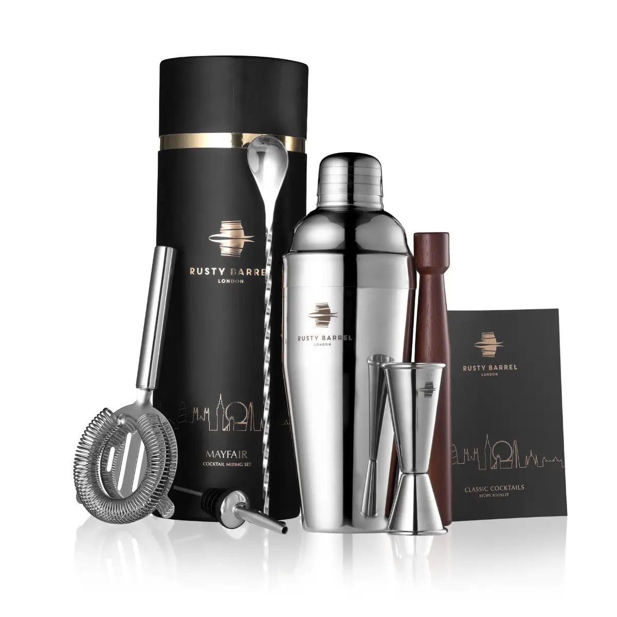 Rusty Barrel Mayfair Cocktail Making Set 1