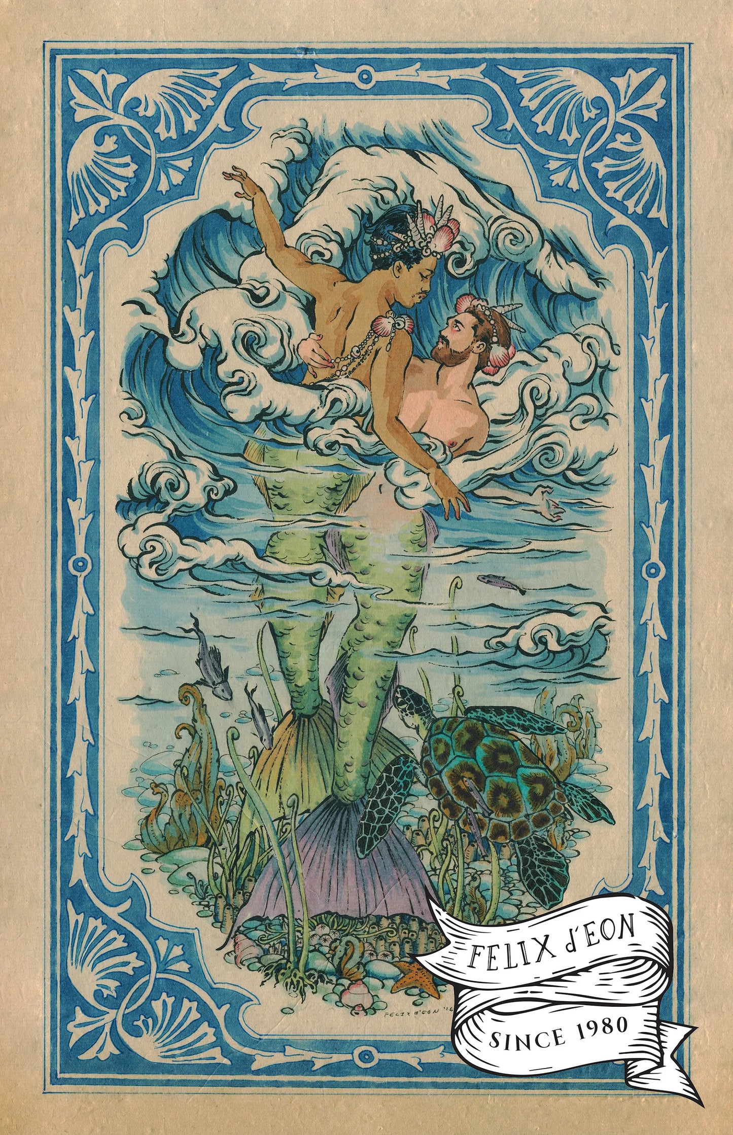 "Sea Princes" - Print By Felix d'Eon