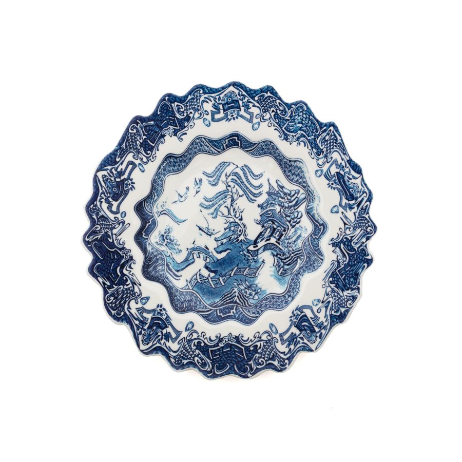 Seletti - Diesel Classics on Acid - Dessert Plate Willow Wave