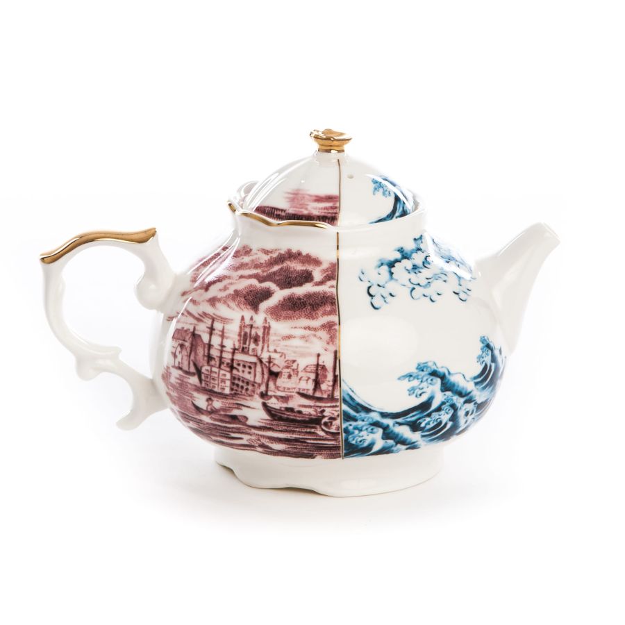 Seletti Hybrid Smeraldina Bone China Porcelain Teapot 1