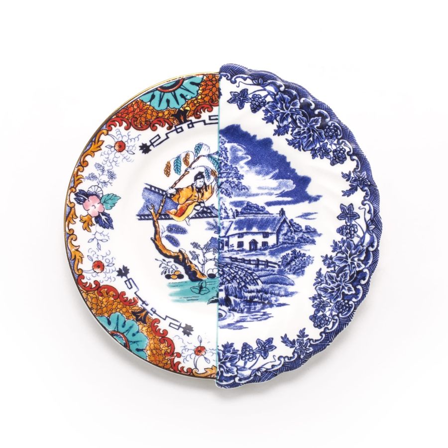 Hybrid - Valdrada Dessert Porcelain Plate - Seletti - 20cm 1