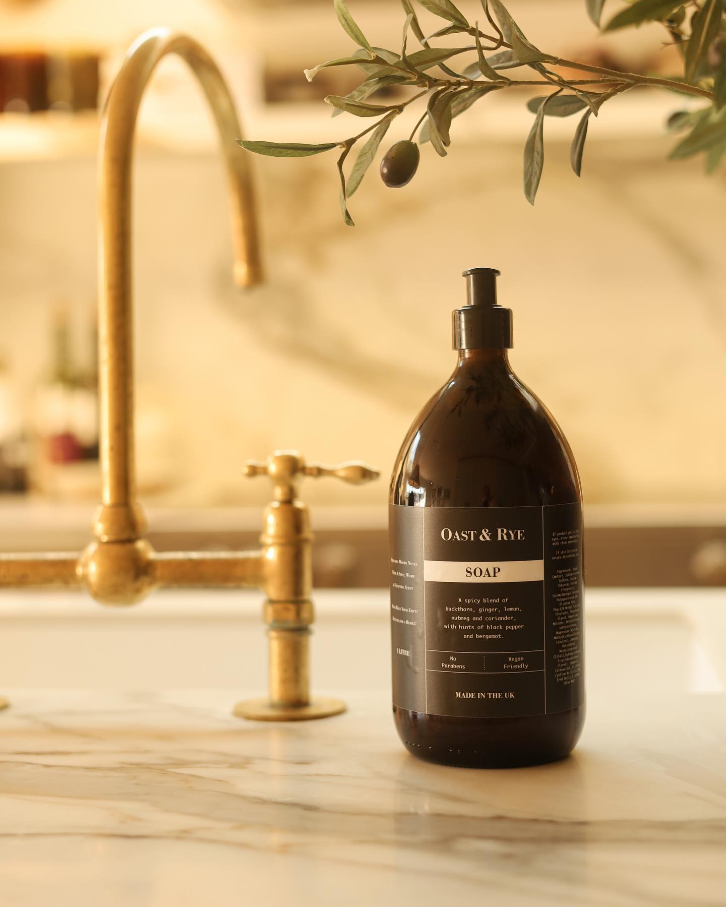 Original Scent Soap Plastic - Pump Bottle - Oast & Rye