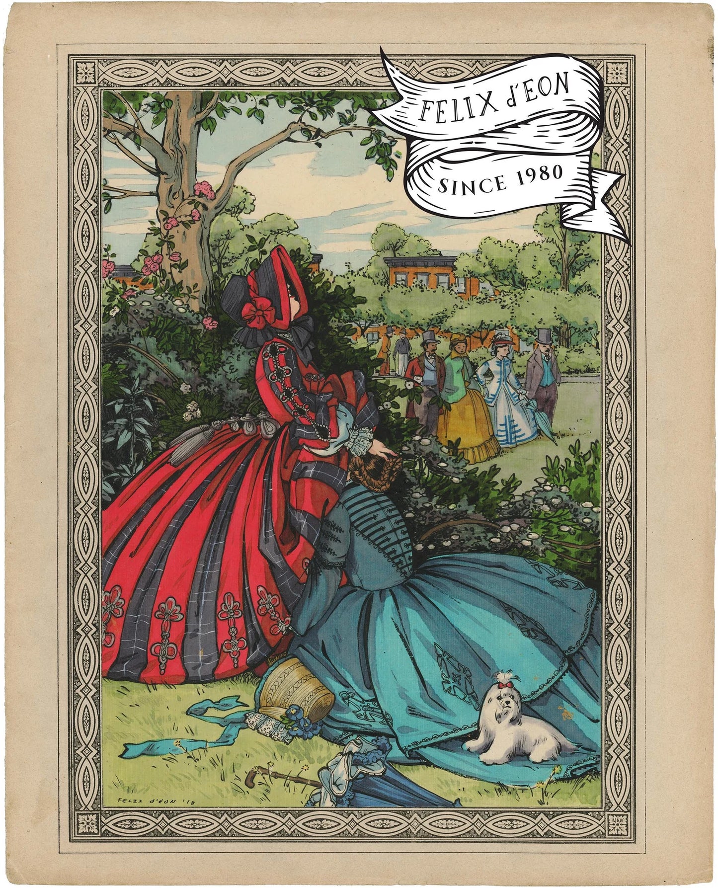 "The Petticoat Affair" - Print By Felix d'Eon 1