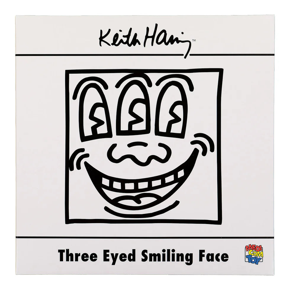 Three Eyed Smiling Face Figure – Keith Haring x Medicom Toy box