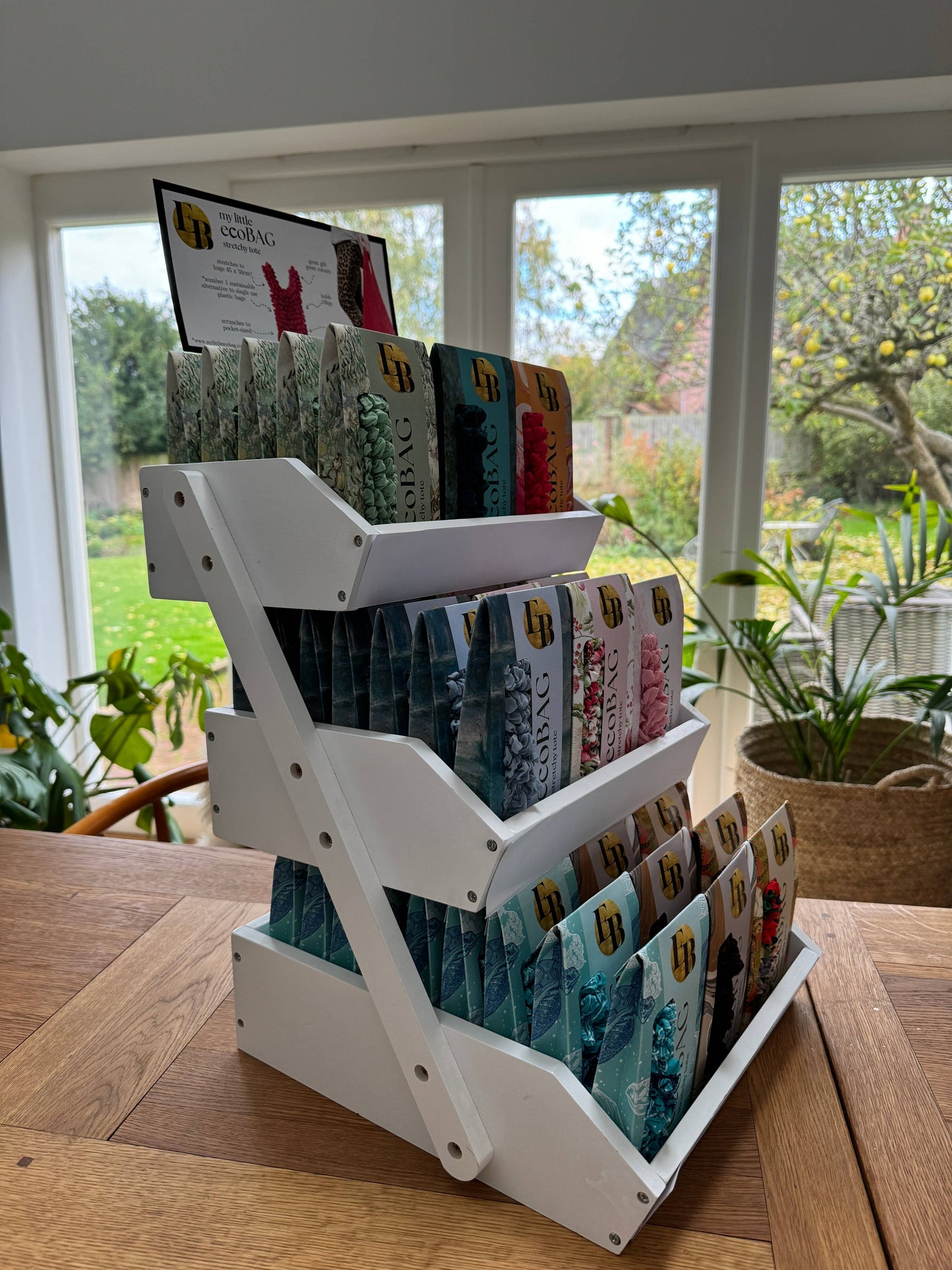 Tote Bag Pack Rack