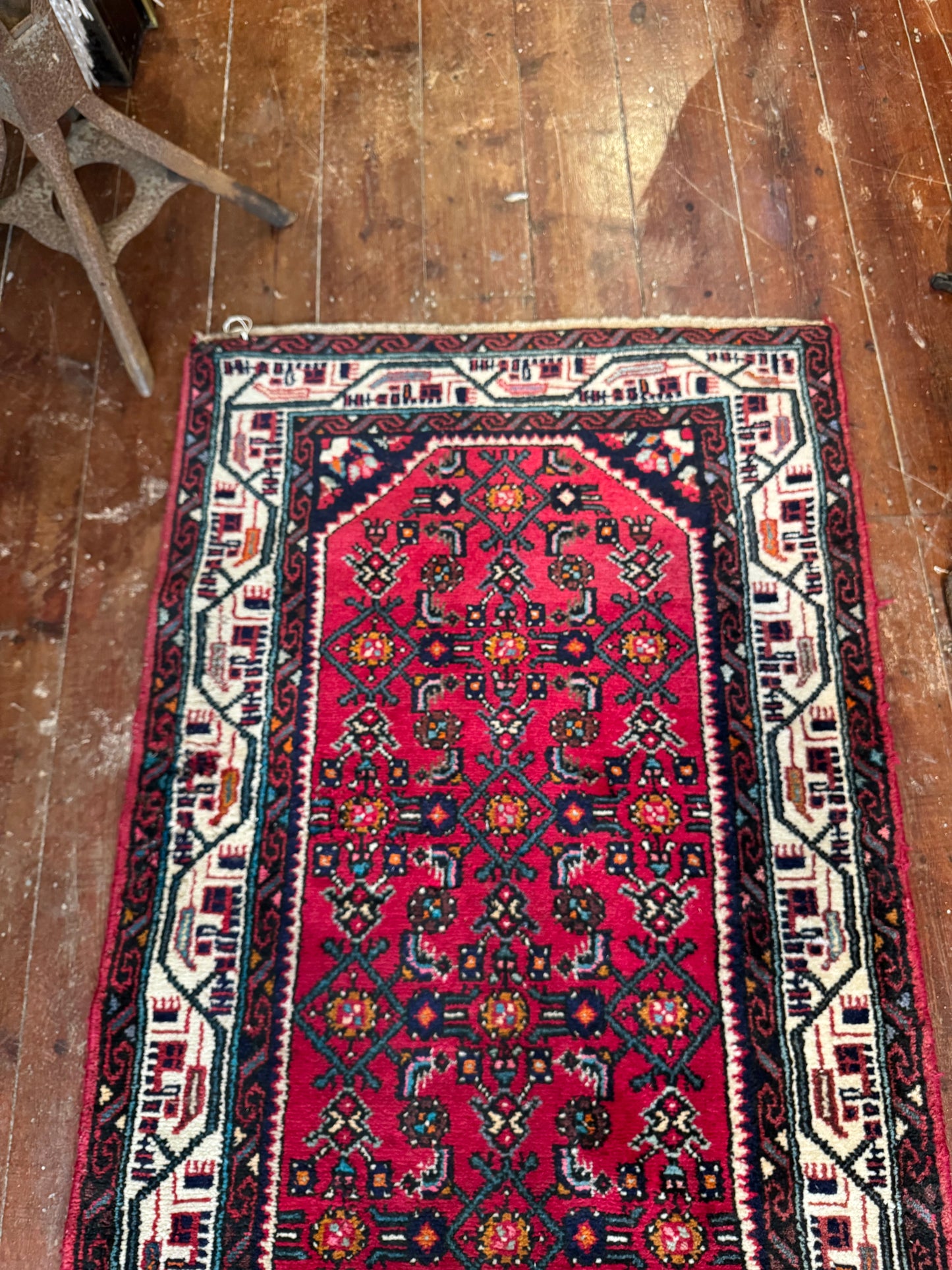 Vintage Persian Wool Runner – 290cm x 81cm 5