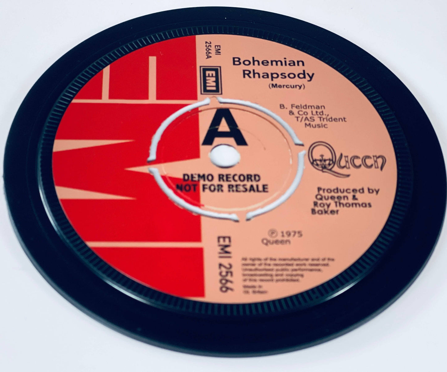 1970s record label coasters - Marc Bolan, Bowie, Blondie.