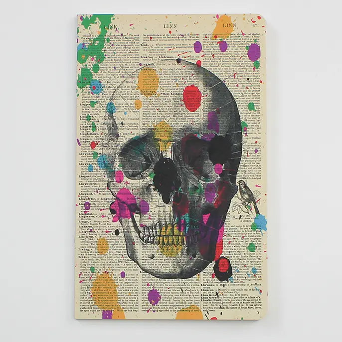 Arty Skull Notebook