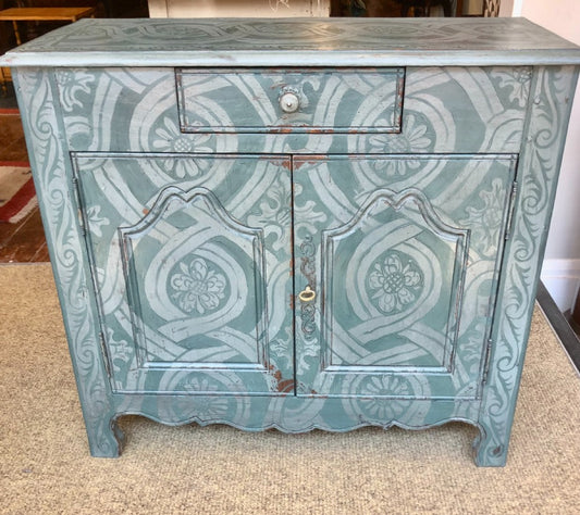 Small Hand-painted 19th Century 'Bramley' Cupboard By Melissa White