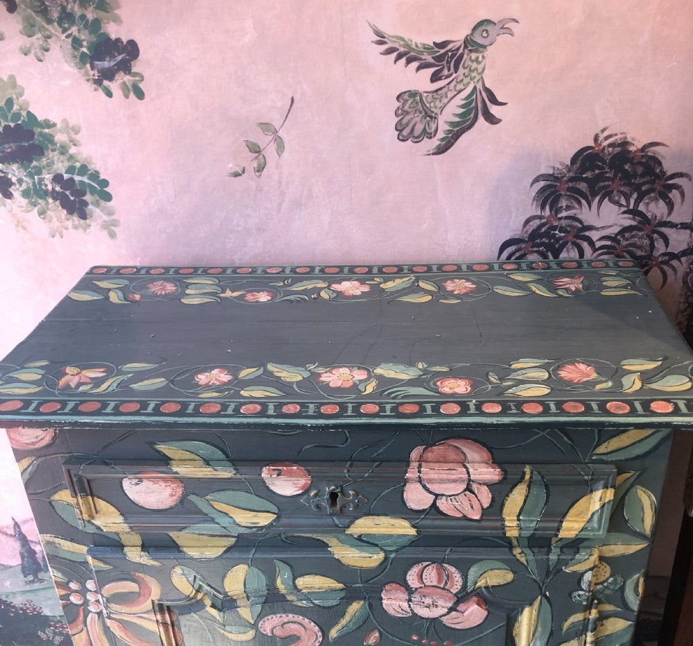 French 19th Century Single Door "Canterbury Cupboard" by Melissa White