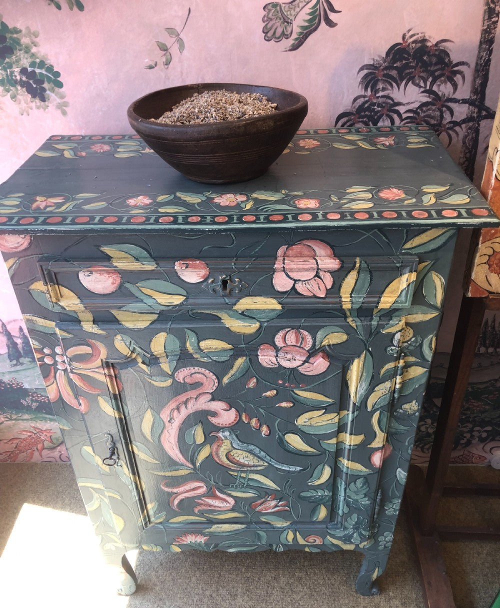 French 19th Century Single Door "Canterbury Cupboard" by Melissa White