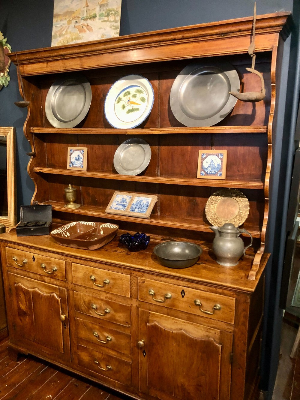 18th Century English Elm Dresser