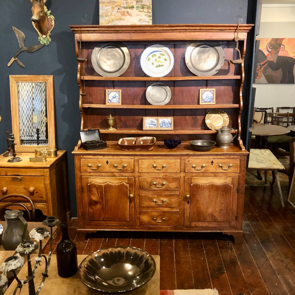 18th Century English Elm Dresser