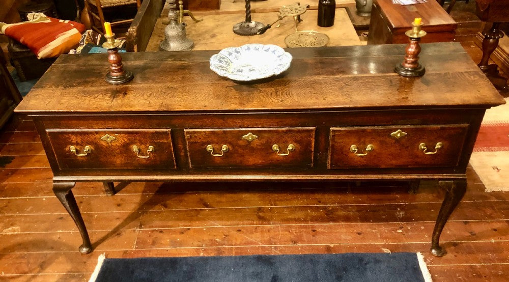 English Cabriole Legged Dresser Early 18th Century