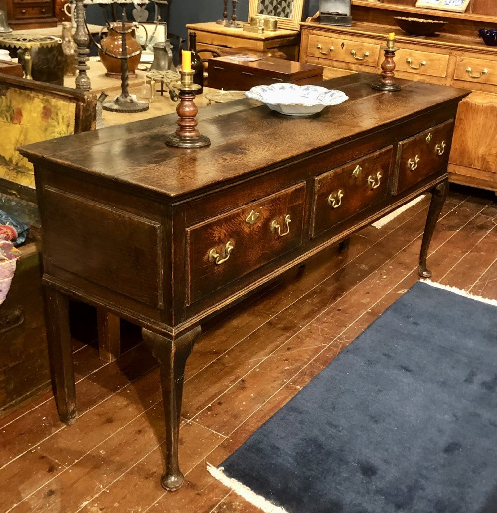 English Cabriole Legged Dresser Early 18th Century