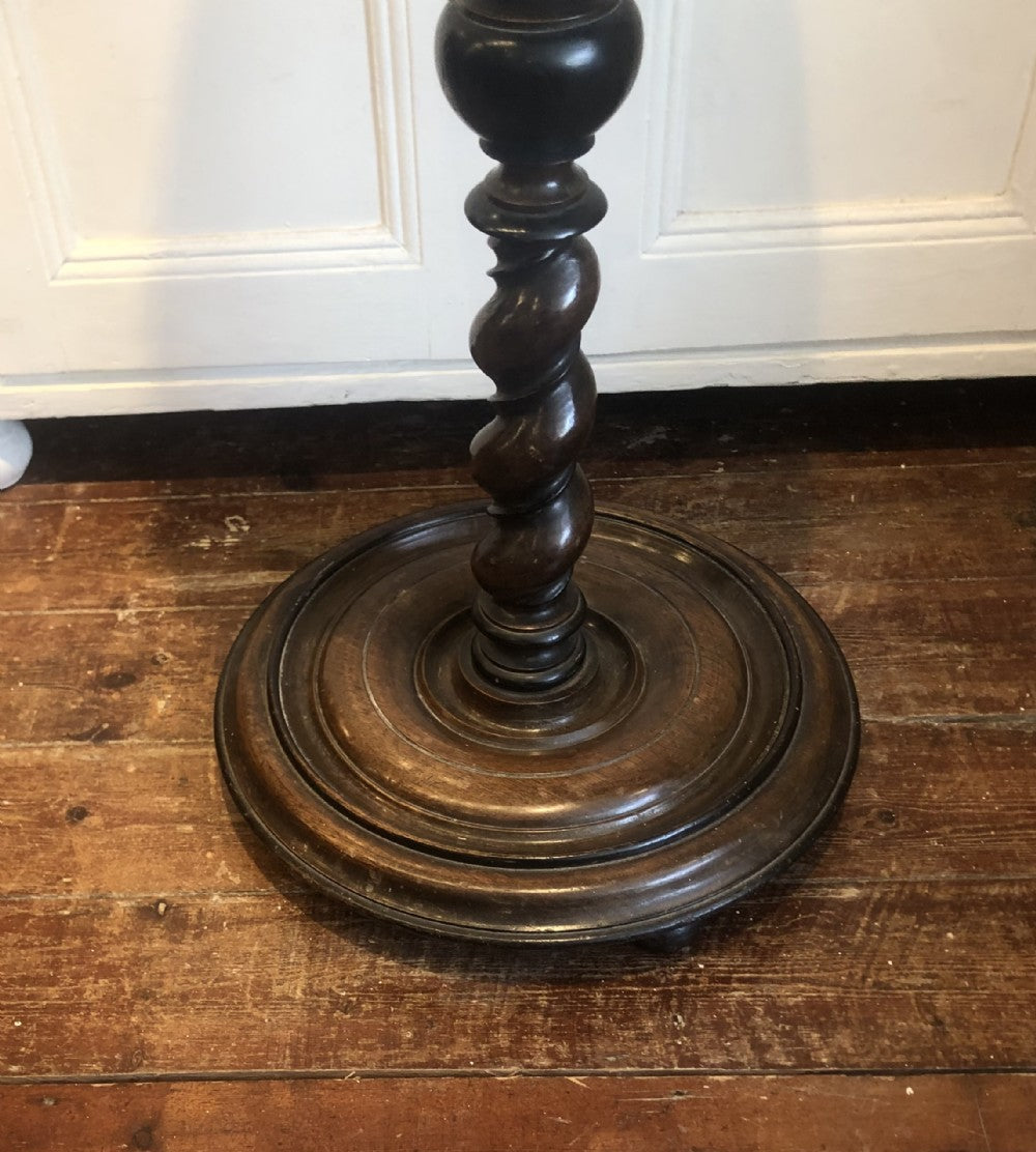 18th Century Georgian Pedestal - Mahogany And Ebonised