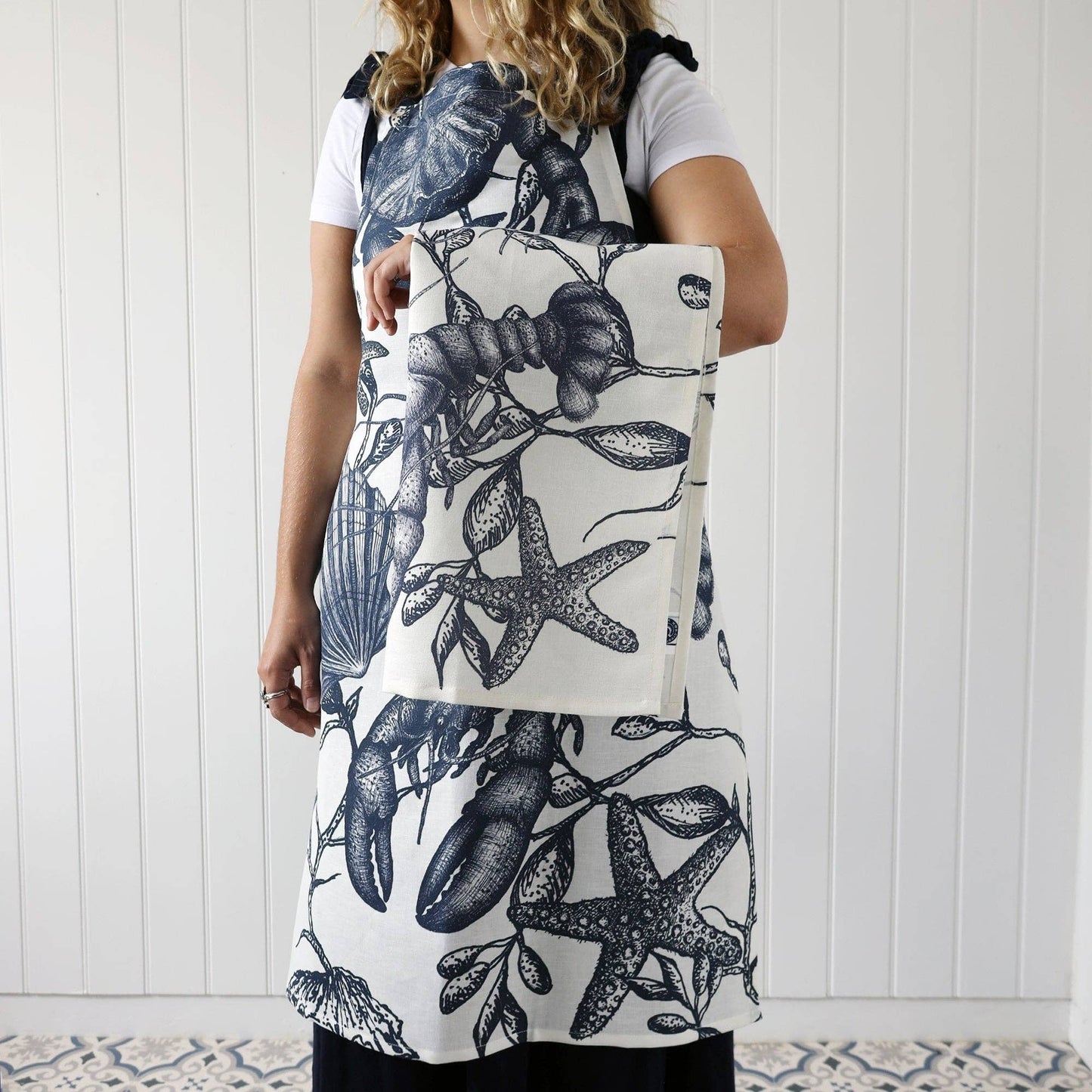 Sea Creatures Tea Towel