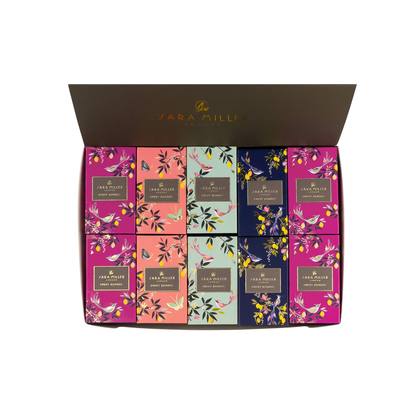 Sara Miller 20 Mini Emery Board Matchboxes